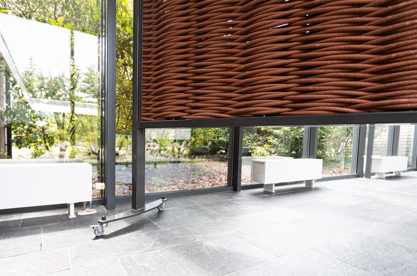 Recent project: zichtafscheiding bij crematorium