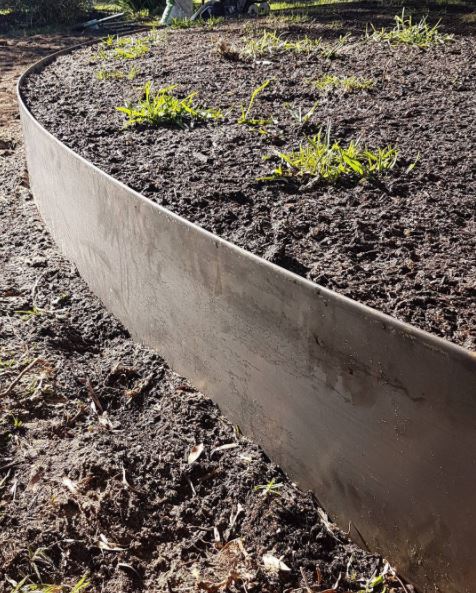 Corten stalen rand