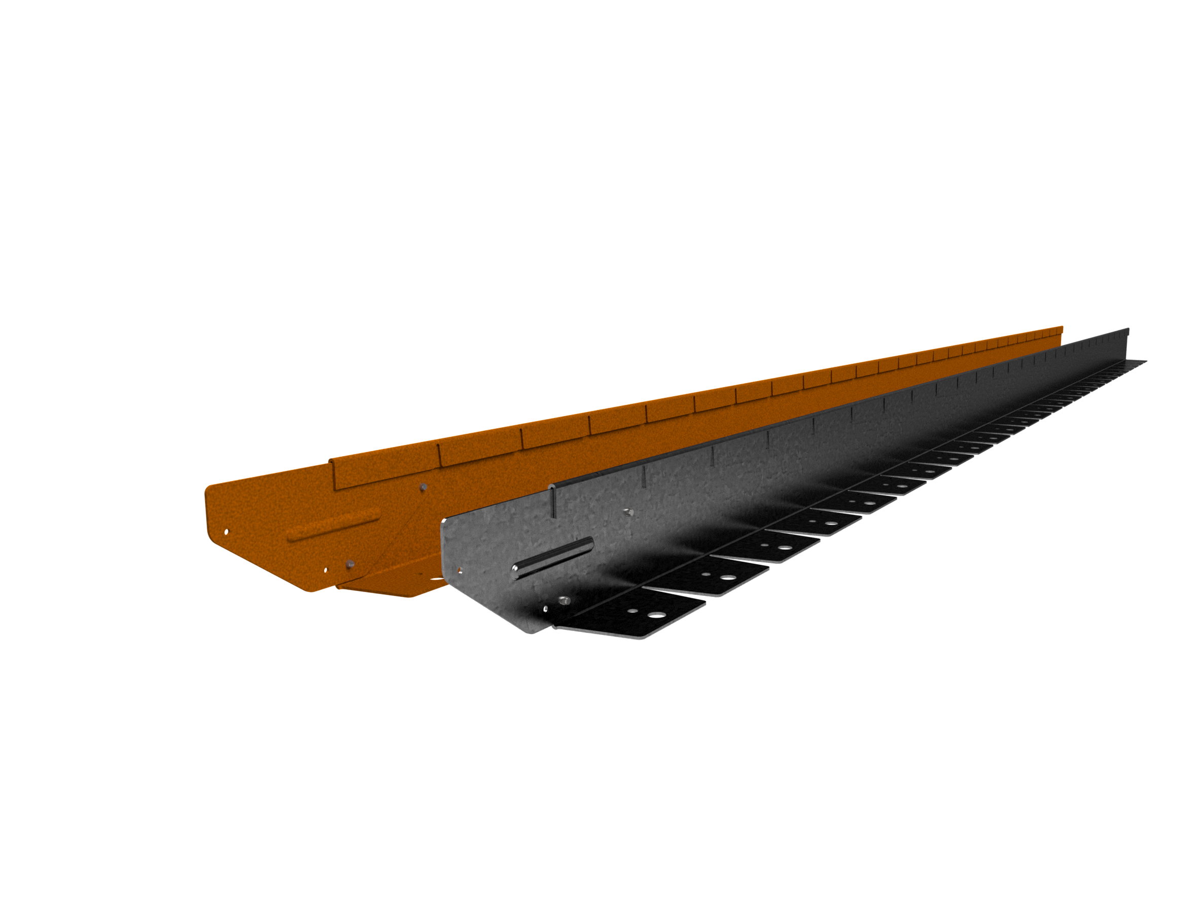 Flexline 75 mm. - Kantopsluiting voor vloeiende lijnen
