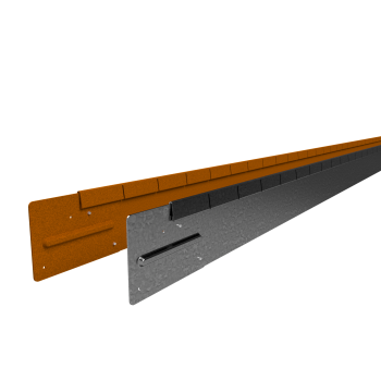 Flexline 100 mm. - Kantopsluiting voor vloeiende lijnen