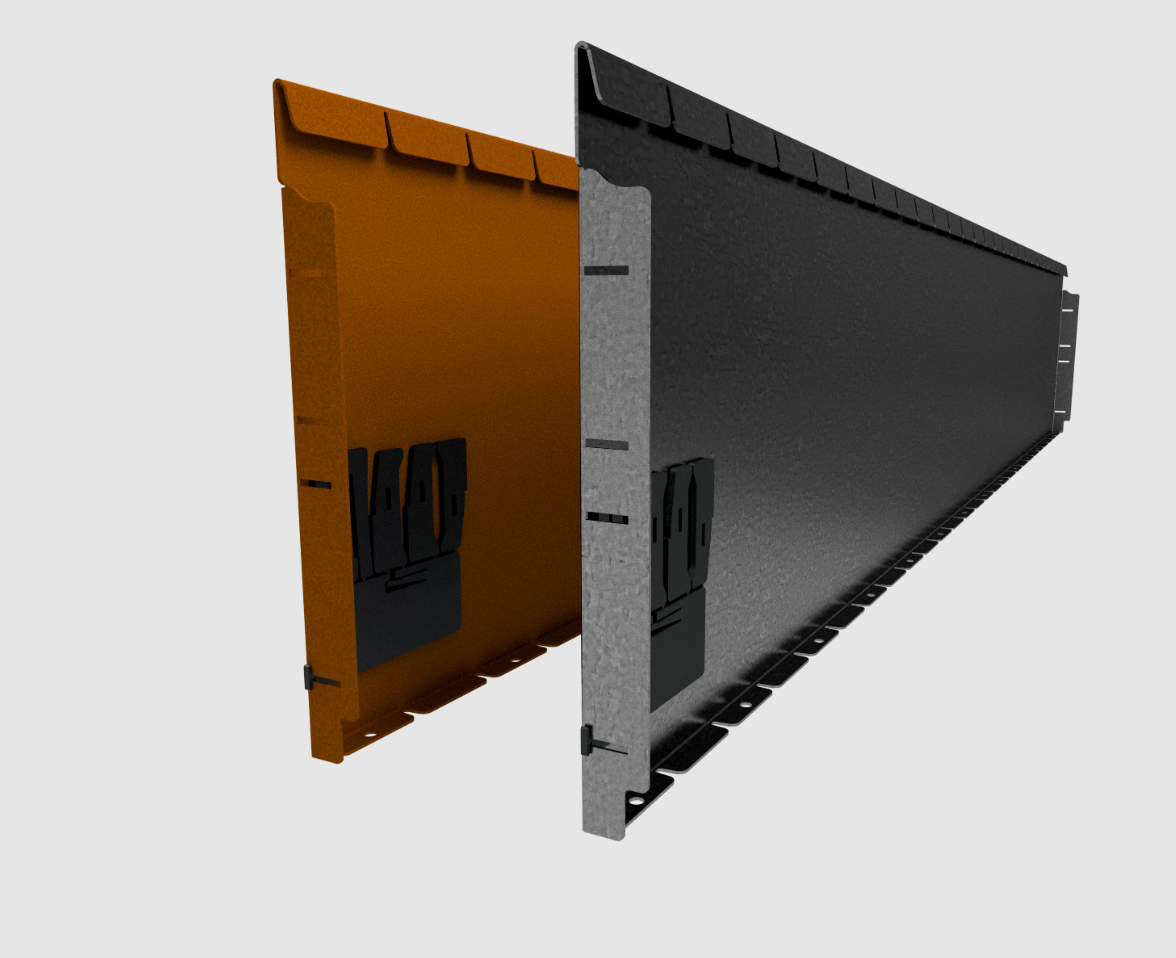 Flexline 400 mm. - Rand voor vloeiende lijnen