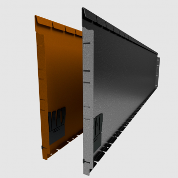 Flexline 560 mm. - Rand voor vloeiende lijnen