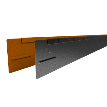 Flexline 150 mm. - Kantopsluiting voor vloeiende lijnen