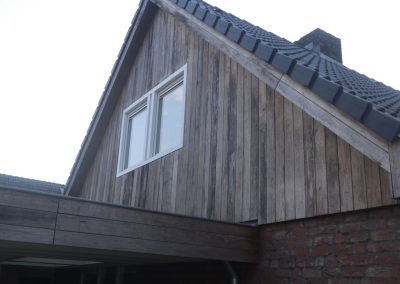 frake verticale gevelbekleding