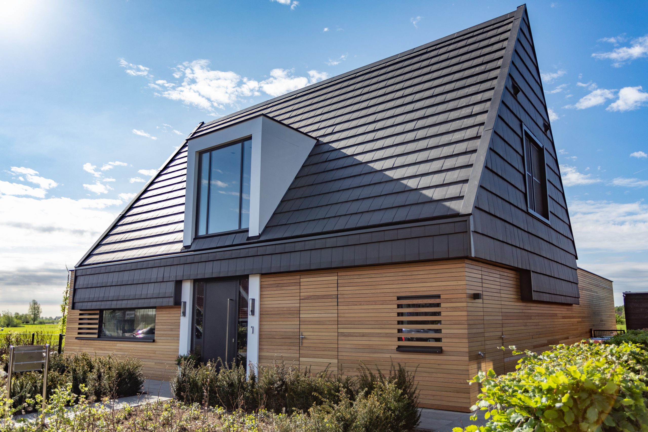 gevelbekleding moderne woning