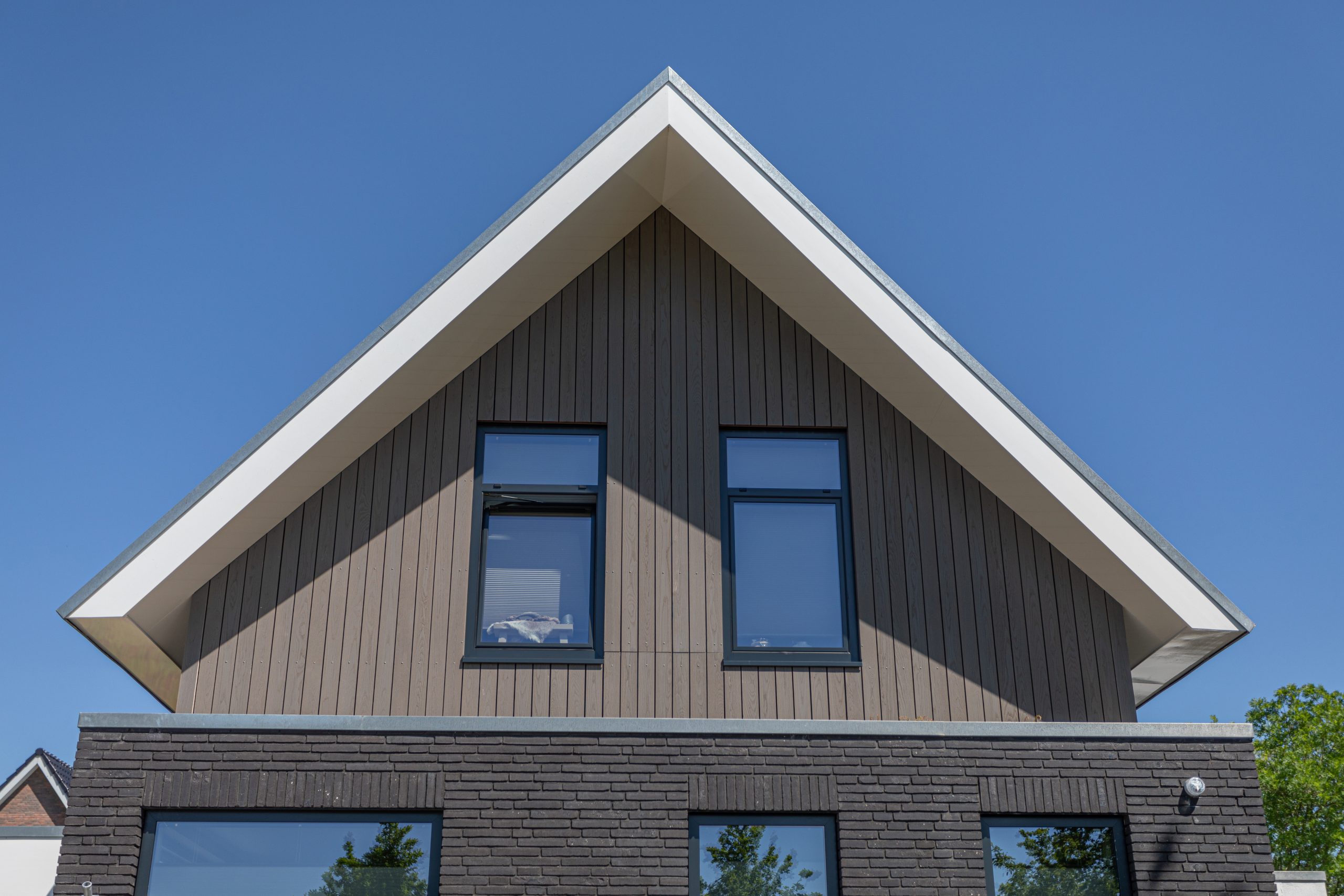 Thermohout gevelbekleding