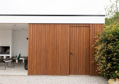 Veranda bekleed met Thermo Fraké