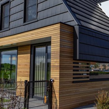 Cedar open horizontale gevelbekleding