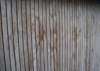 Thermo Radiata Pine gevelbekleding met Edenclips