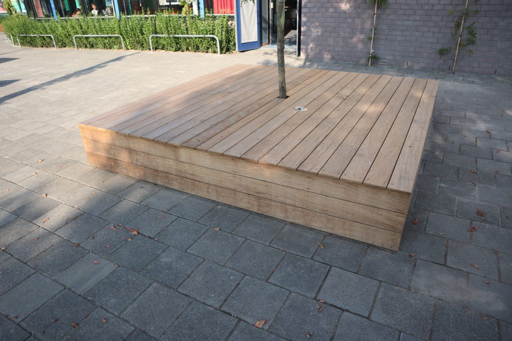 Houten boombak