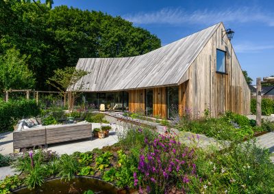 Woning met Padouk bekleding