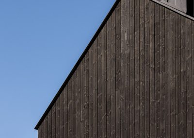 Gebrand houten gevelbekleding