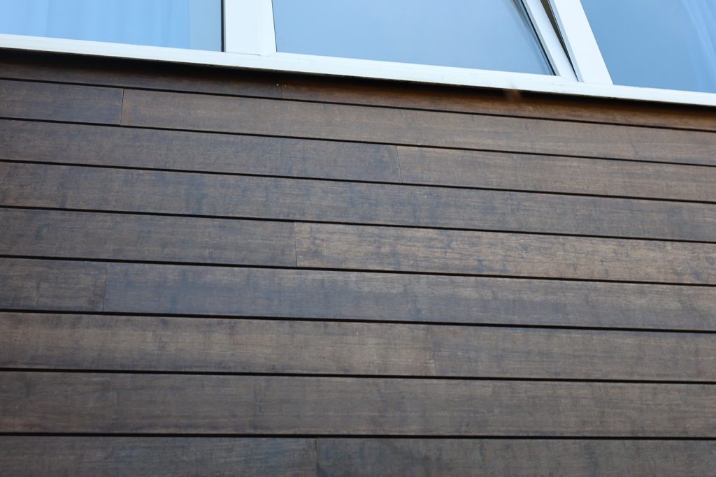 Horizontale Bamboe gevelbekleding