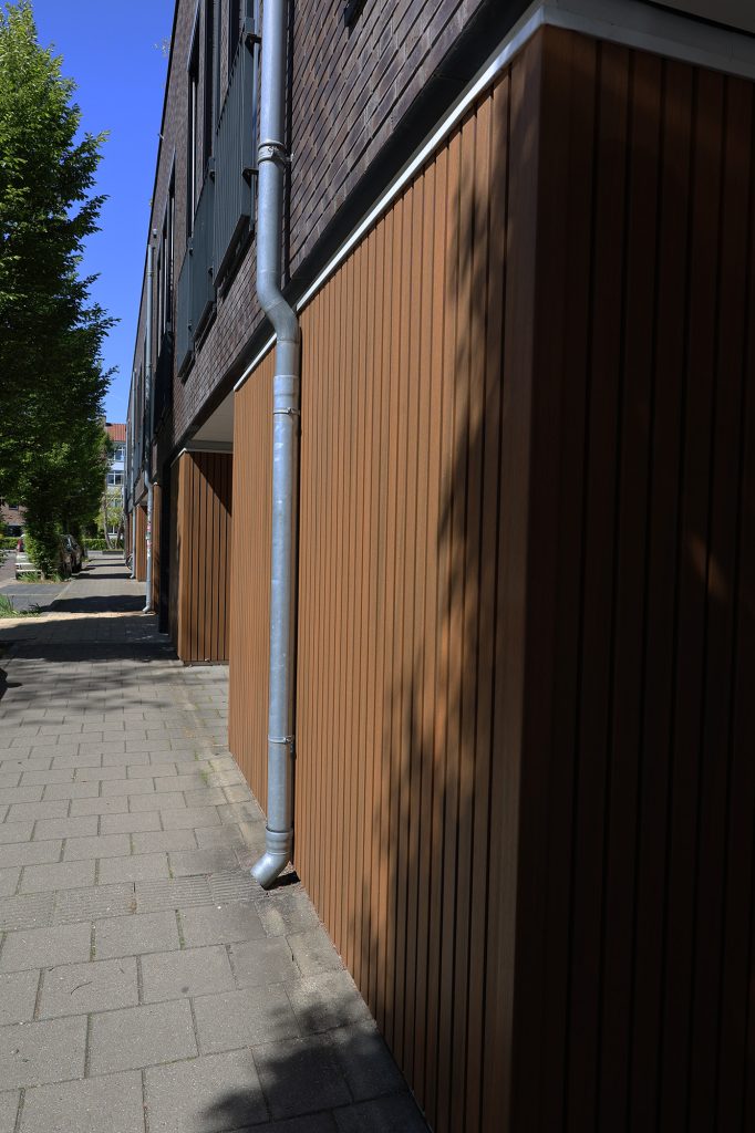 Appartementencomplex met kunststof gevelbekleding