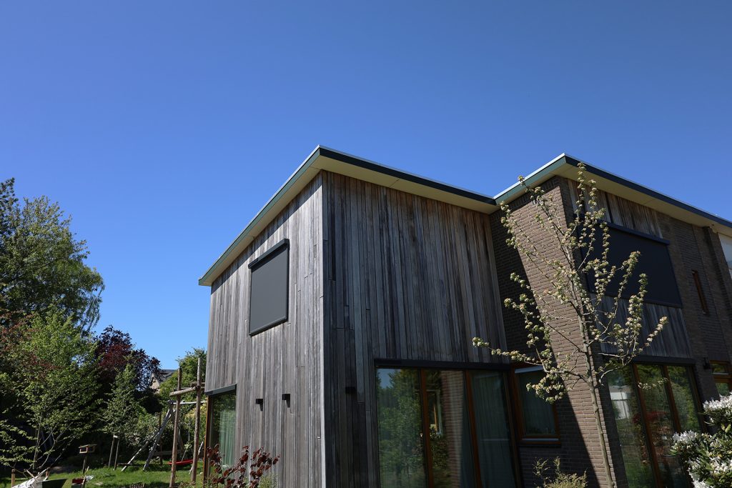 Woning met Thermo Fraké gevelbekleding