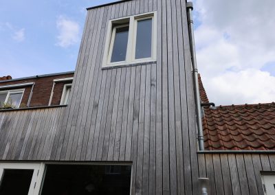 Vergrijsde Thermo Fraké gevelbekleding