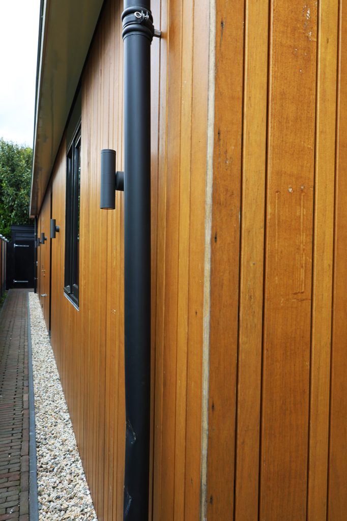 Woning bekleed met Thermo Fraké